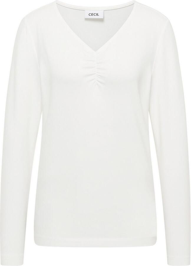 Cecil Shirt met V-hals