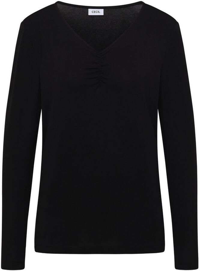 Cecil Shirt met V-hals