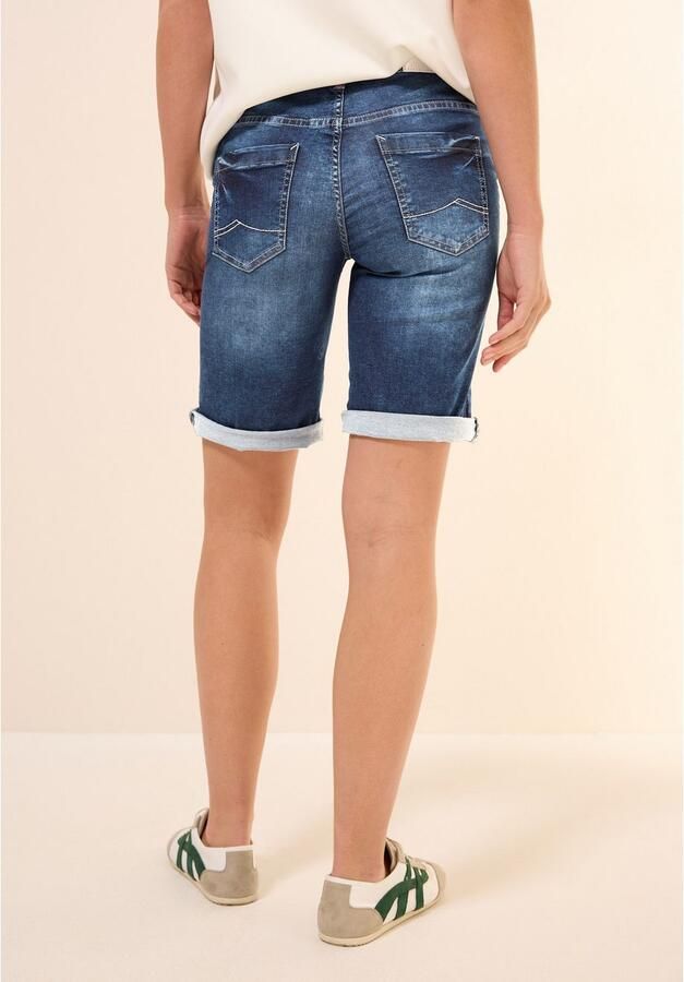Cecil Short Stijl Scarlett Zomerbroek jeans in 5-pocket-stijl - Foto 4