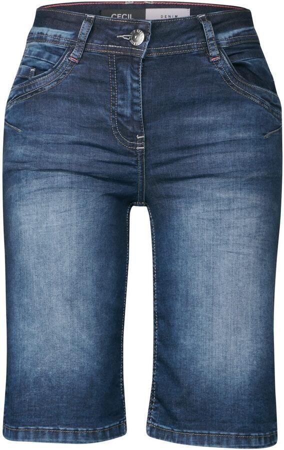 Cecil Short Stijl Scarlett Zomerbroek jeans in 5-pocket-stijl - Foto 6