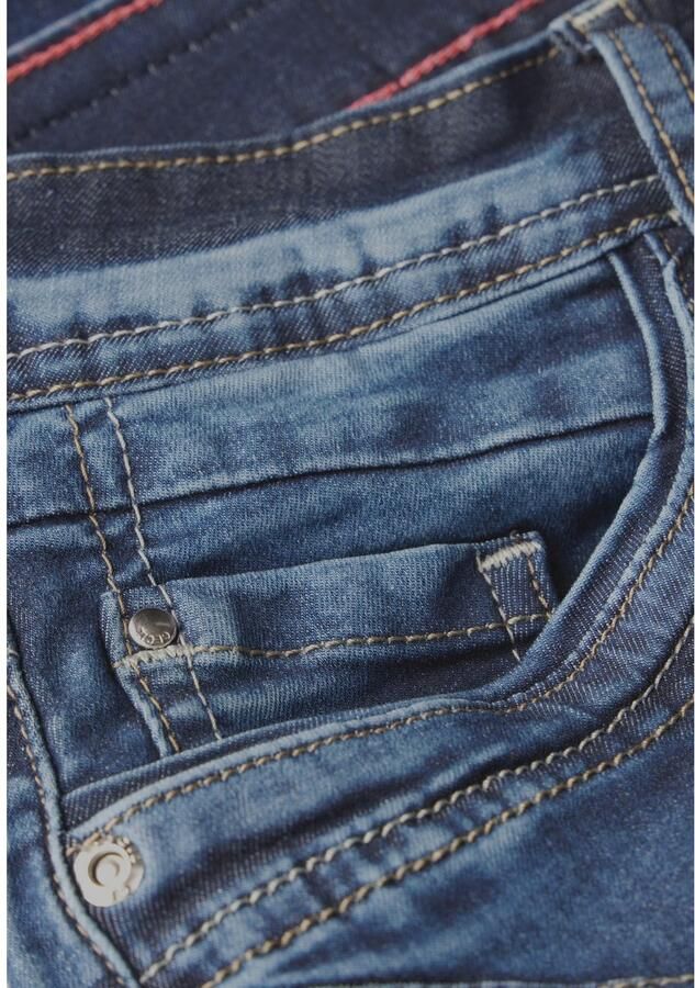 Cecil Short Stijl Scarlett Zomerbroek jeans in 5-pocket-stijl