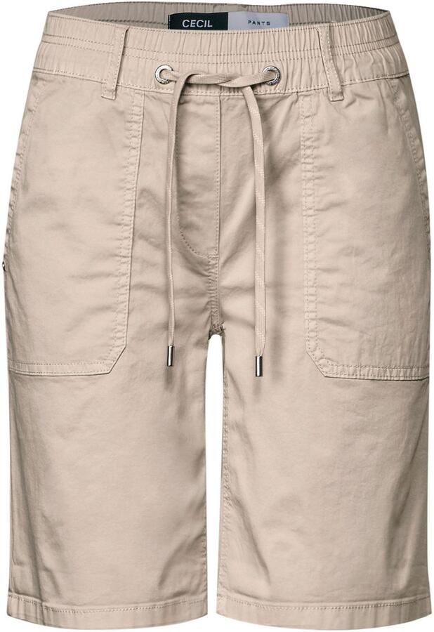 Cecil Short Stijl Tracey Zomerbroek met elastische tailleband en trekkoord - Foto 6