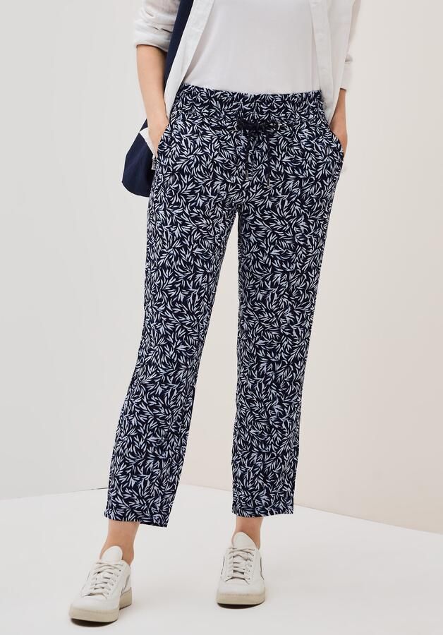 Cecil Stoffen broek Chelsea Zomerbroek met bloe allover-print - Foto 5