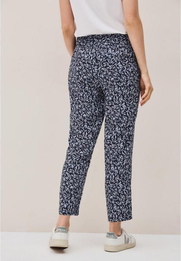 Cecil Stoffen broek Chelsea Zomerbroek met bloe allover-print
