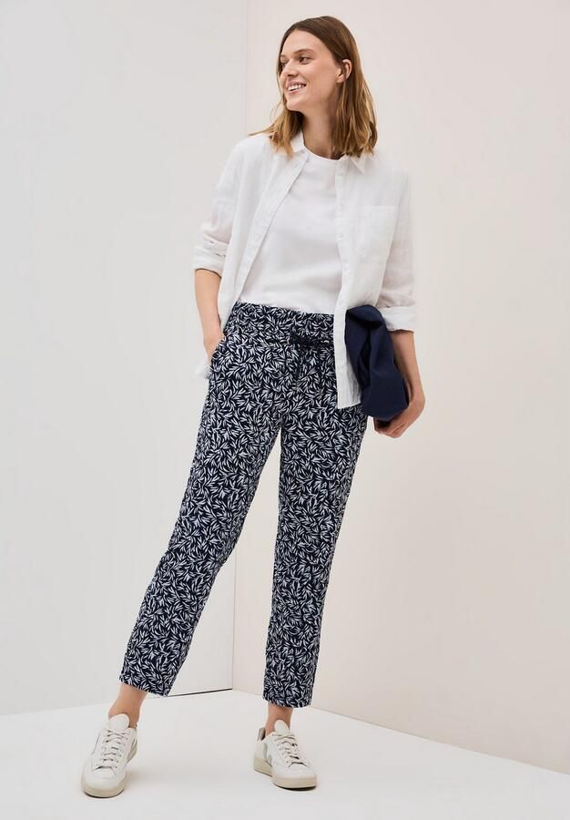 Cecil Stoffen broek Chelsea Zomerbroek met bloe allover-print - Foto 3