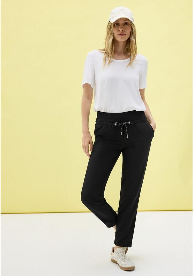 Cecil Stoffen broek Stijl Chelsea Zomerbroek met elastische band - Foto 3