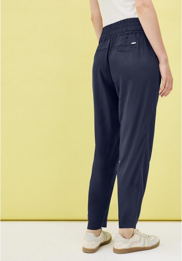 Cecil Stoffen broek Stijl Chelsea Zomerbroek met elastische band