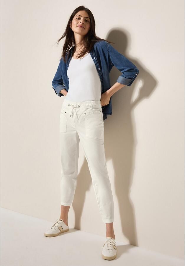 Cecil Stoffen broek Stijl Chelsea Zomerbroek met trekkoord - Foto 3