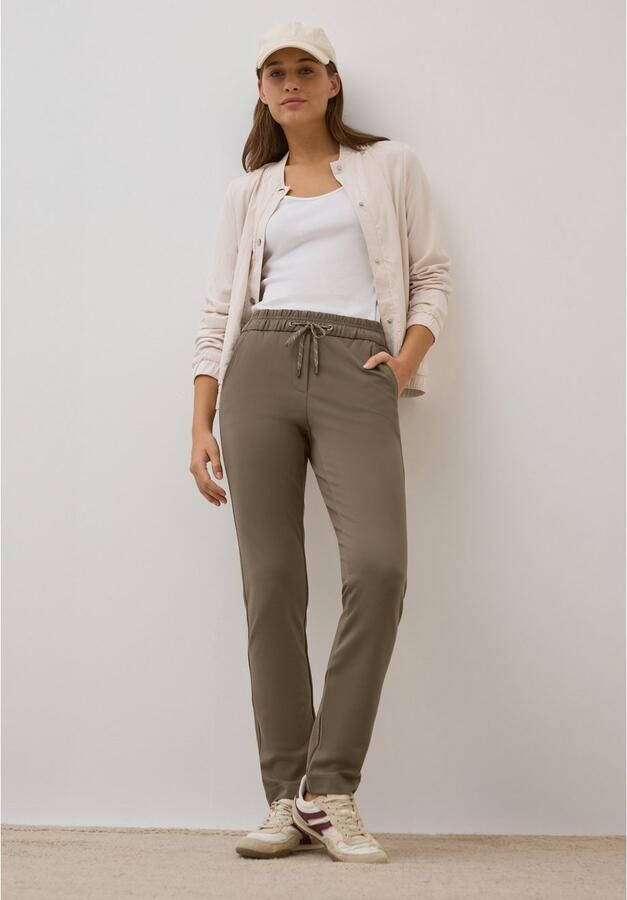 Cecil Stoffen broek Stijl Tracey met elastische band en rijgkoord - Foto 2