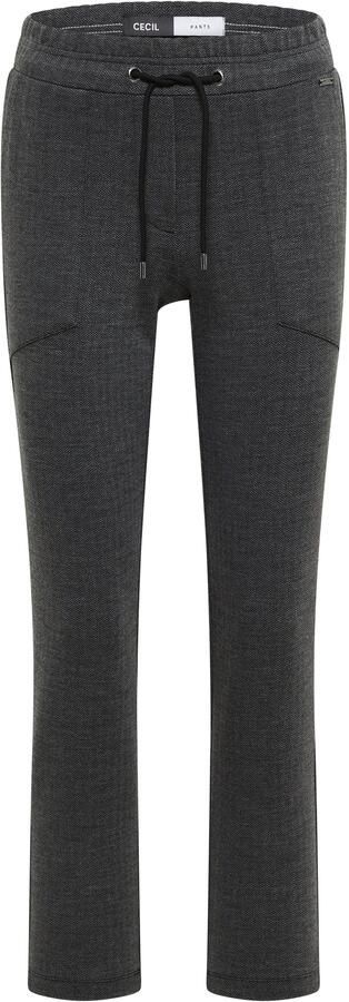Cecil Stoffen broek Stijl Tracey met elastische tailleband en trekkoord