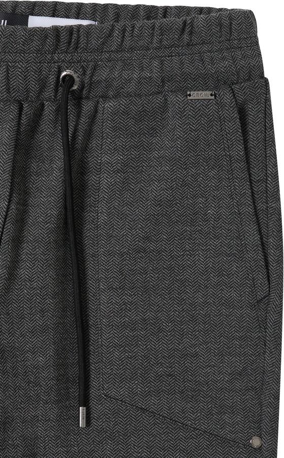 Cecil Stoffen broek Stijl Tracey met elastische tailleband en trekkoord