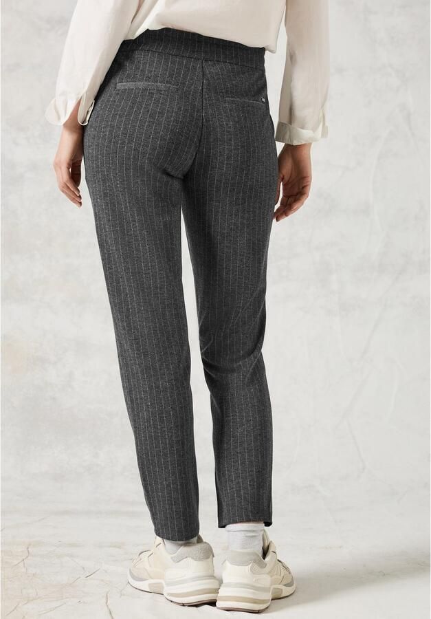 Cecil Stoffen broek Stijl Tracey Zomerbroek in krijtstreep-look