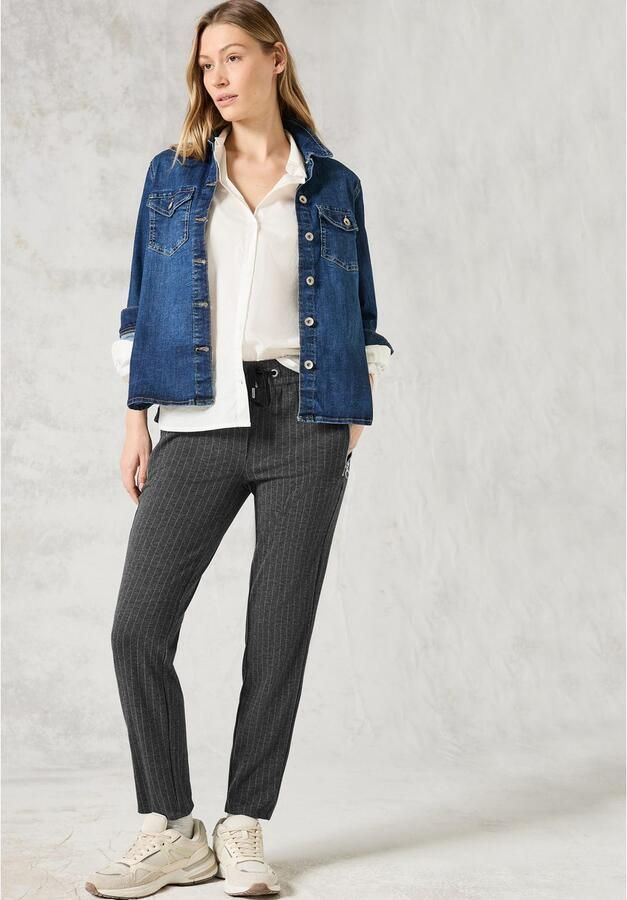 Cecil Stoffen broek Stijl Tracey Zomerbroek in krijtstreep-look - Foto 2