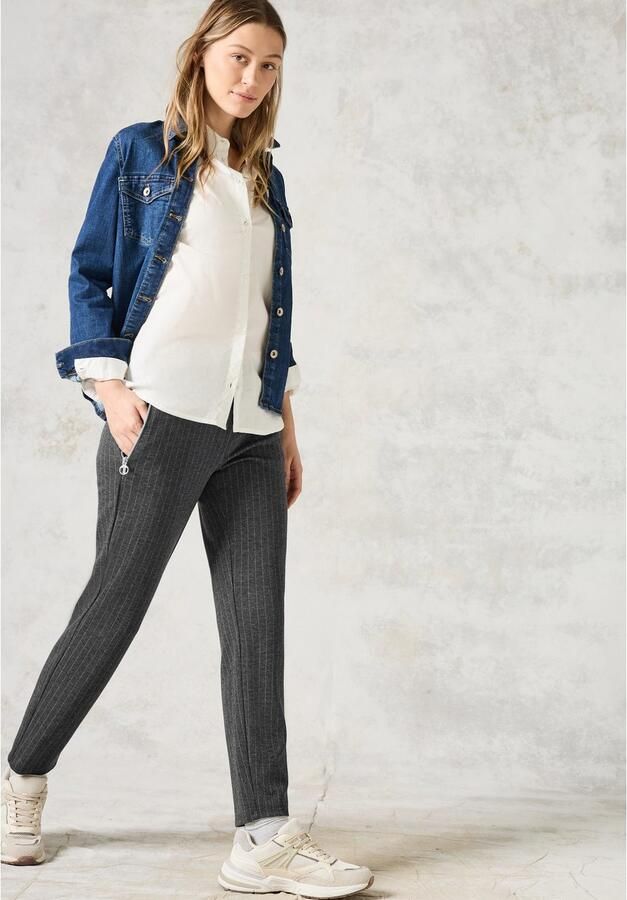 Cecil Stoffen broek Stijl Tracey Zomerbroek in krijtstreep-look - Foto 6