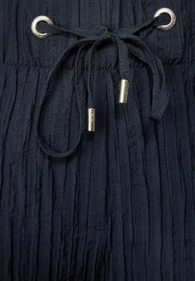 Cecil Stoffen broek Style Neele in loose fit structuur broek - Foto 3