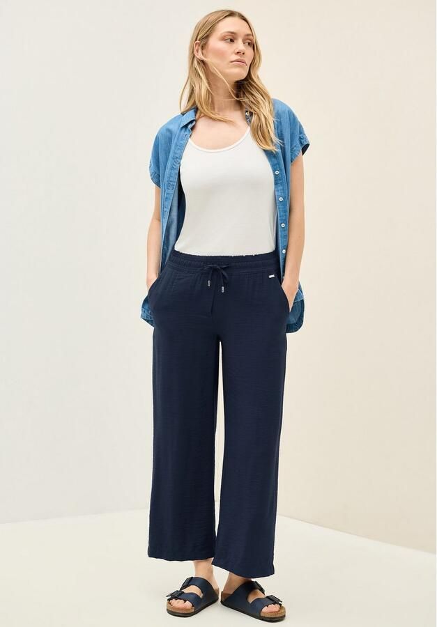 Cecil Stoffen broek Style Neele Zomerbroek 7 8 twill met structuur - Foto 2