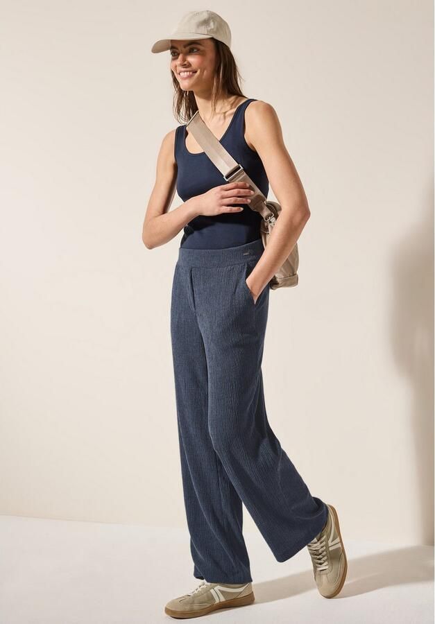 Cecil Stoffen broek Style Neele Zomerbroek in structuur-look - Foto 3