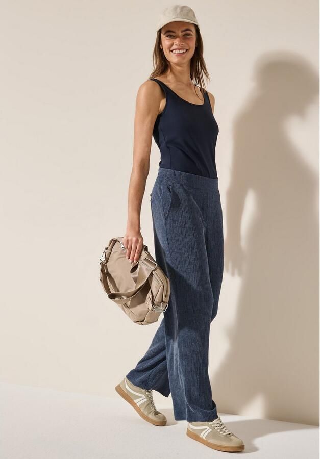 Cecil Stoffen broek Style Neele Zomerbroek in structuur-look - Foto 6