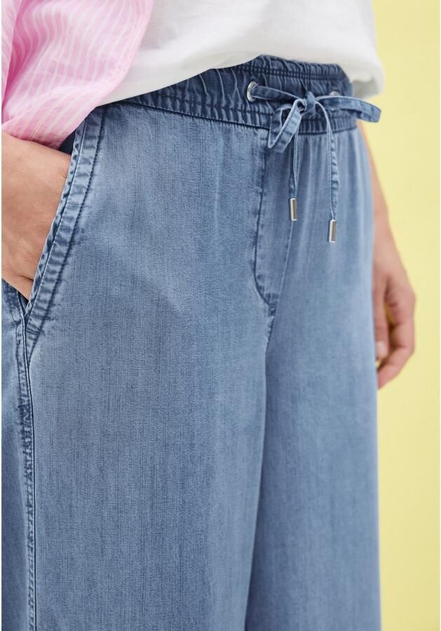 Cecil Stoffen broek Style Neele Zomerbroek met elastische band en elastiek - Foto 2