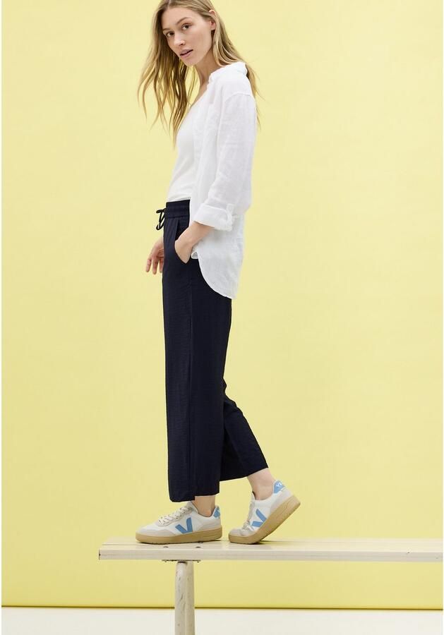 Cecil Stoffen broek Style Neele Zomerbroek met elastische band - Foto 3