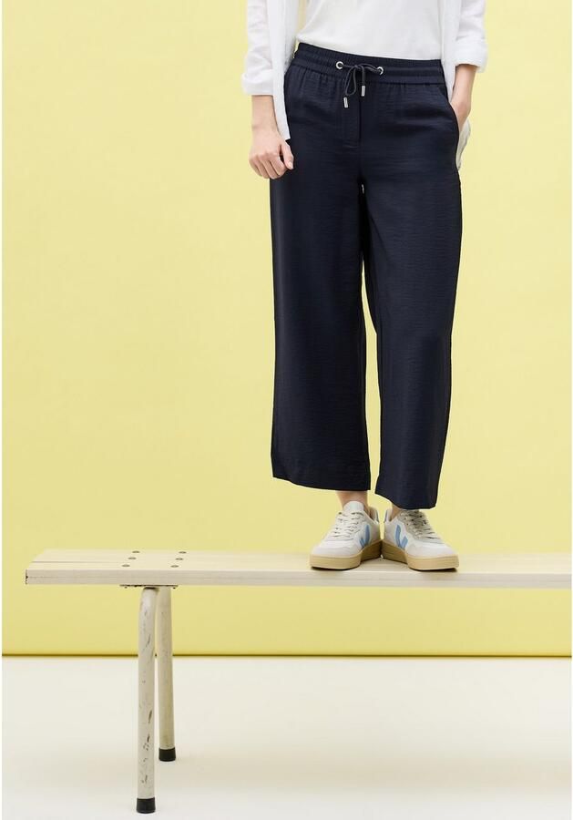 Cecil Stoffen broek Style Neele Zomerbroek met elastische band - Foto 4