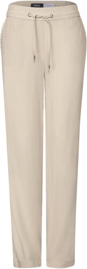 Cecil Stoffen broek Style Neele Zomerbroek met elastische tailleband en trekkoord - Foto 5