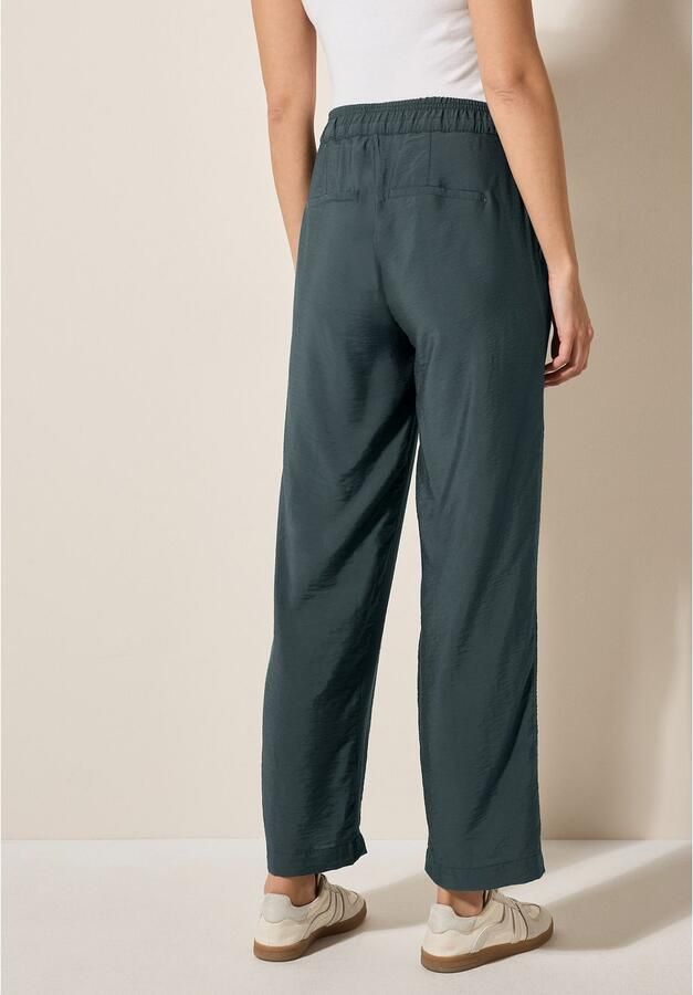 Cecil Stoffen broek Style Neele Zomerbroek met elastische tailleband met trekkoord - Foto 2