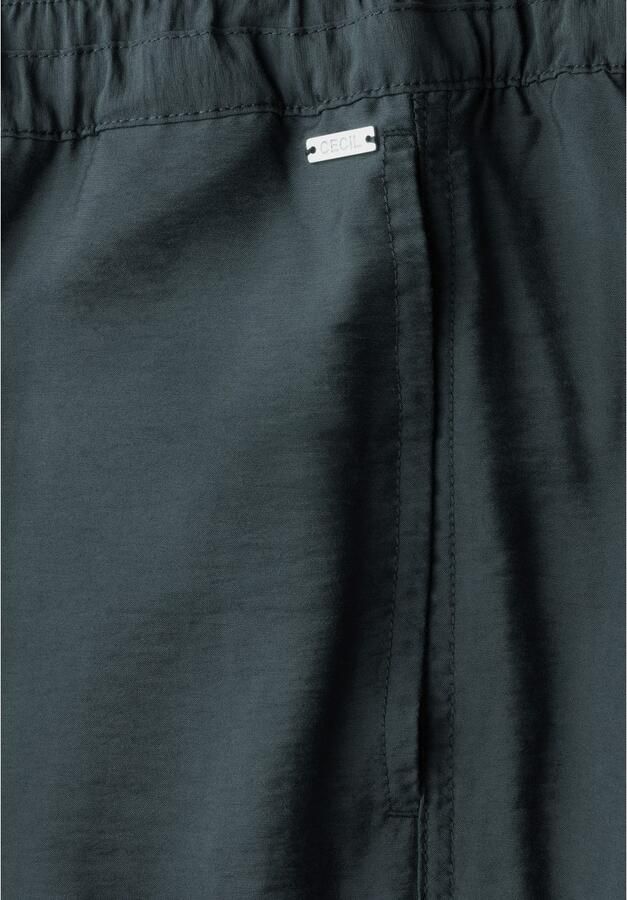 Cecil Stoffen broek Style Neele Zomerbroek met elastische tailleband met trekkoord - Foto 5