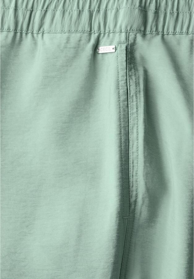 Cecil Stoffen broek Style Neele Zomerbroek met elastische tailleband met trekkoord - Foto 3