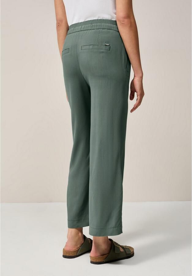 Cecil Stoffen broek Style Neele Zomerbroek met elastische tailleband met trekkoord