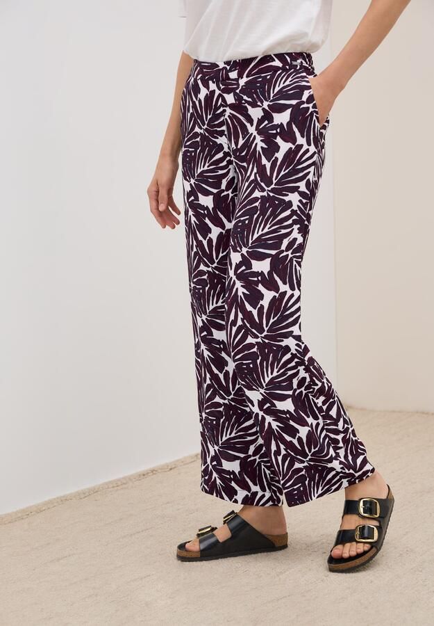 Cecil Stoffen broek Style Neele Zomerbroek met grafisch patroon - Foto 5