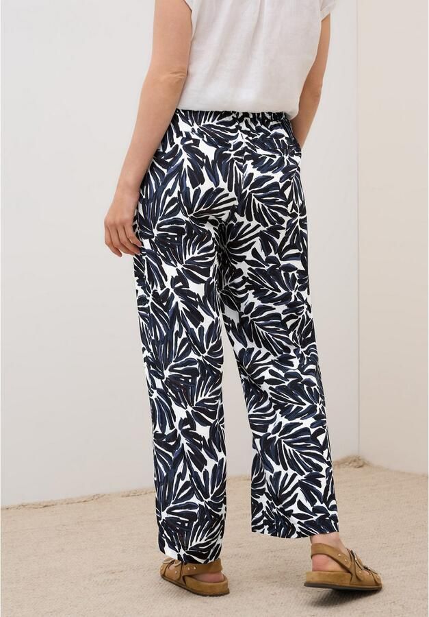 Cecil Stoffen broek Style Neele Zomerbroek met grafisch patroon
