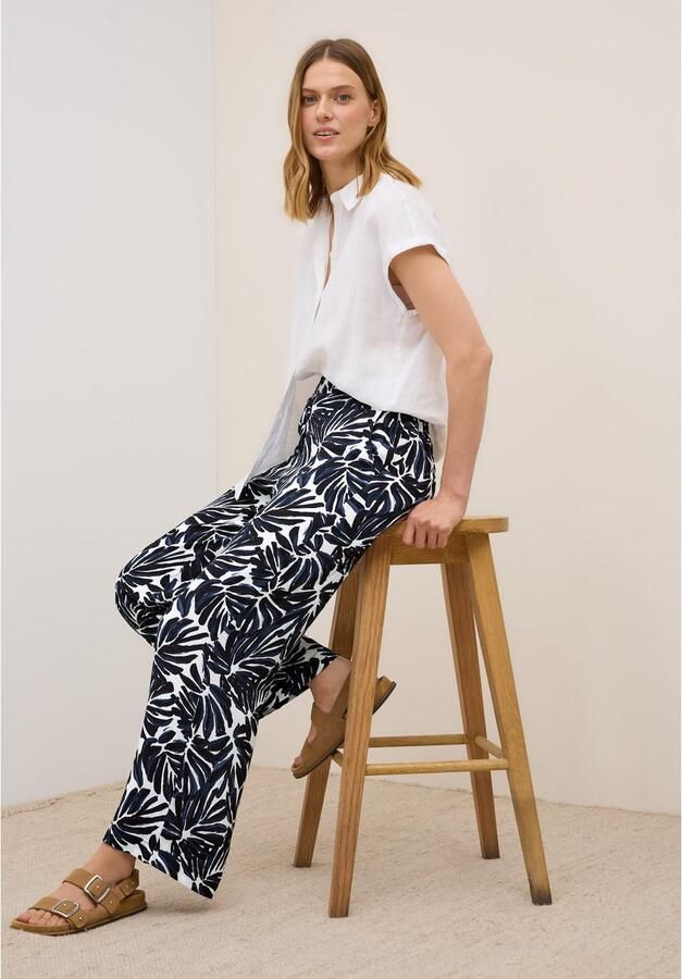 Cecil Stoffen broek Style Neele Zomerbroek met grafisch patroon - Foto 2