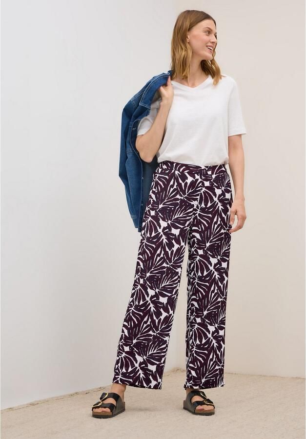 Cecil Stoffen broek Style Neele Zomerbroek met grafisch patroon - Foto 3