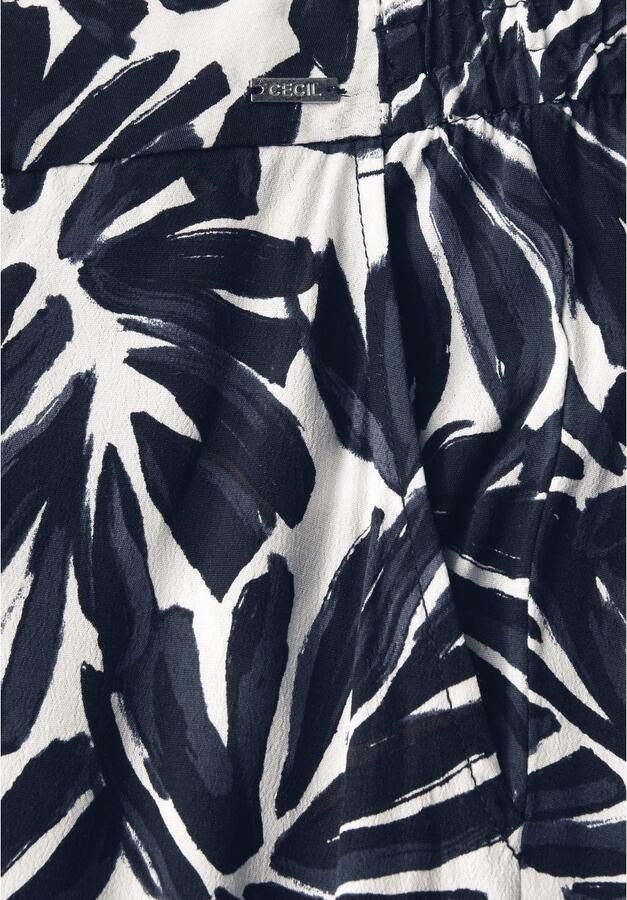 Cecil Stoffen broek Style Neele Zomerbroek met grafisch patroon - Foto 3