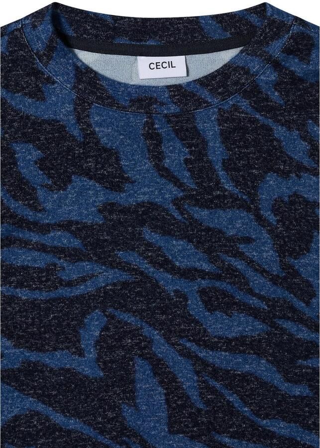 Cecil Sweater met animal-print en in melange-optiek - Foto 2