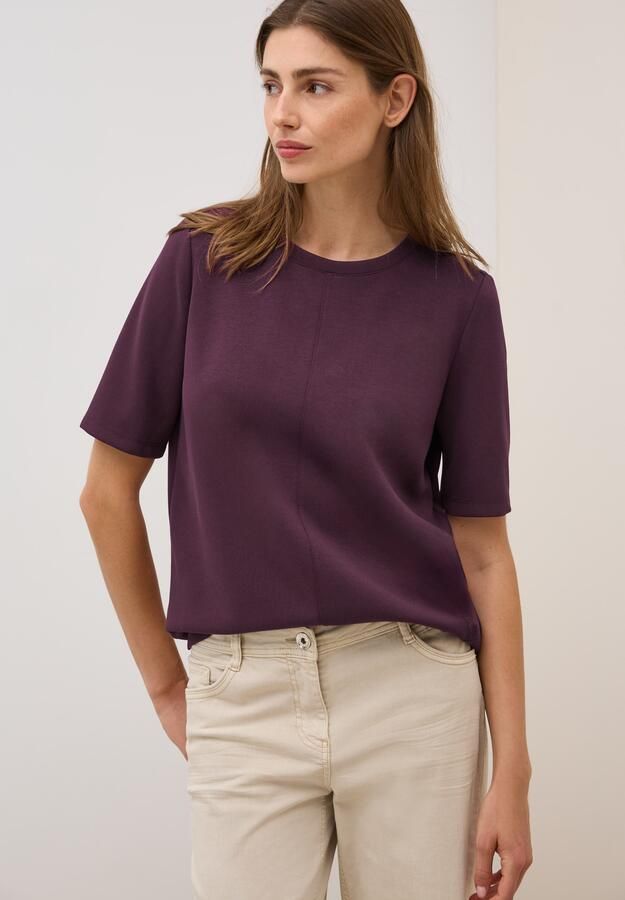 Cecil Sweatshirt korte mouw met ronde hals - Foto 4