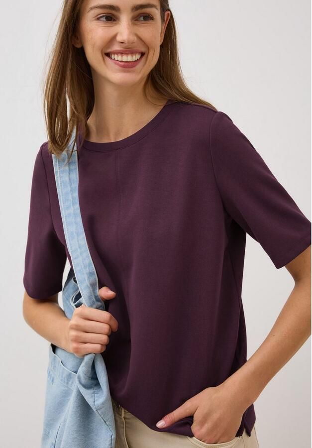 Cecil Sweatshirt korte mouw met ronde hals - Foto 2