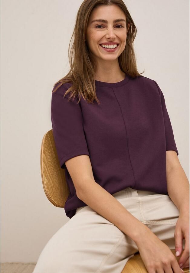 Cecil Sweatshirt korte mouw met ronde hals