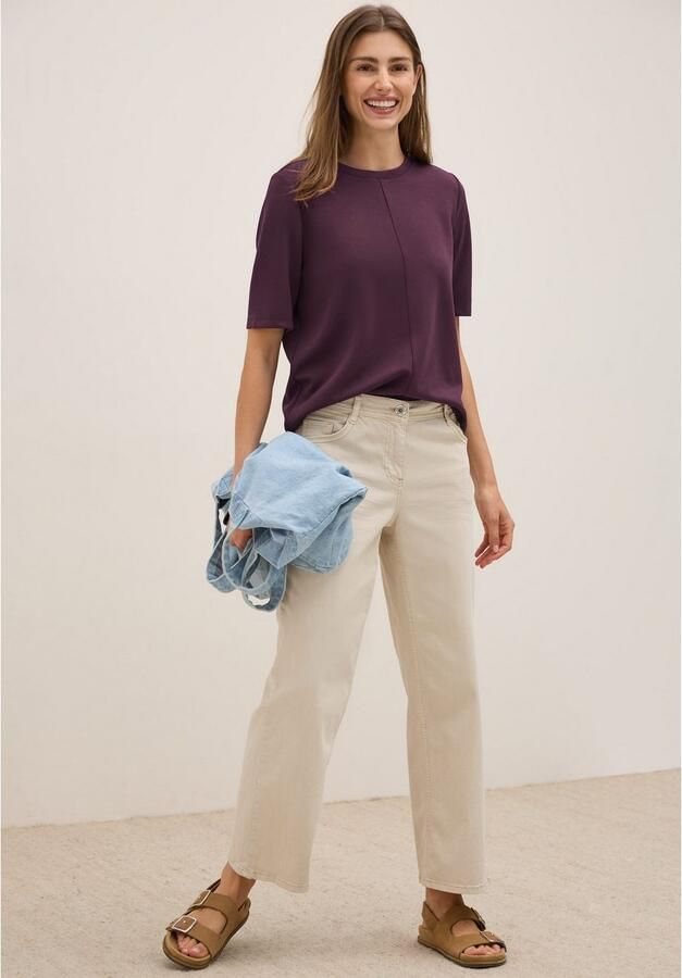 Cecil Sweatshirt korte mouw met ronde hals - Foto 3