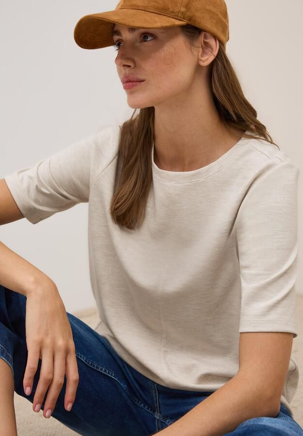 Cecil Sweatshirt korte mouw met ronde hals - Foto 3