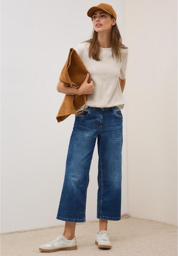 Cecil Sweatshirt korte mouw met ronde hals - Foto 2