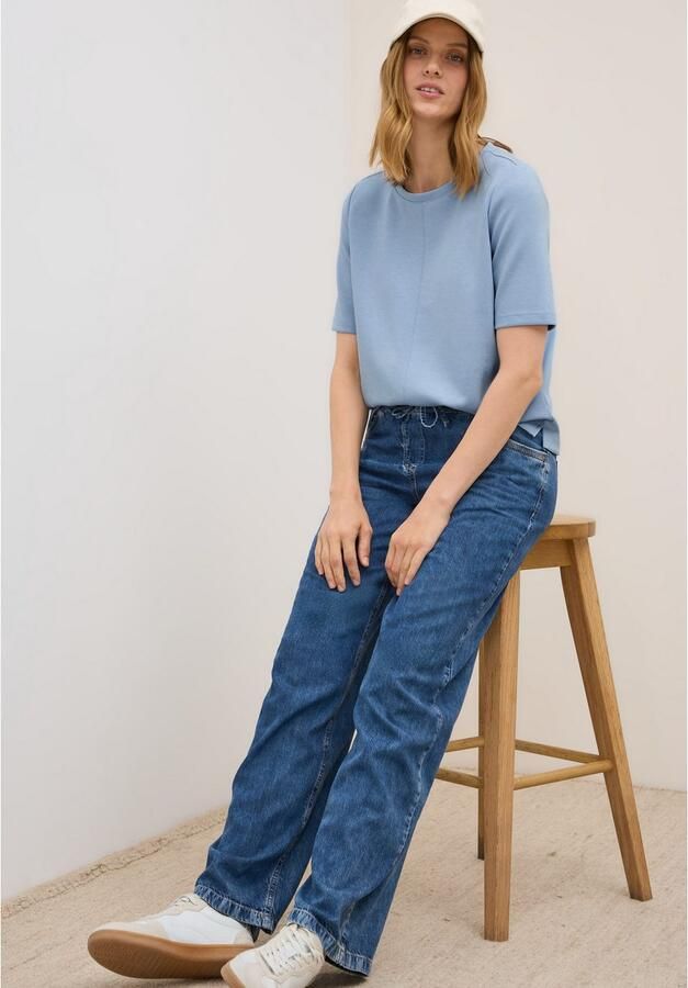 Cecil Sweatshirt korte mouw met ronde hals - Foto 2