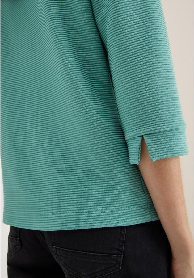 Cecil Sweatshirt met 3 4-mouwen - Foto 3