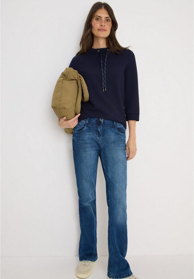 Cecil Sweatshirt met 3 4-mouwen - Foto 3