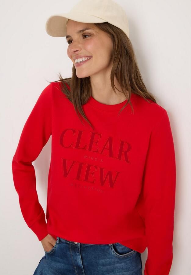 Cecil Sweatshirt met belettering artwork - Foto 6