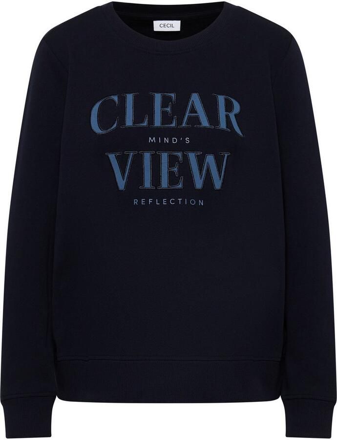 Cecil Sweatshirt met belettering artwork