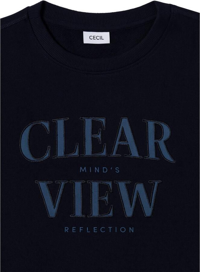 Cecil Sweatshirt met belettering artwork - Foto 2