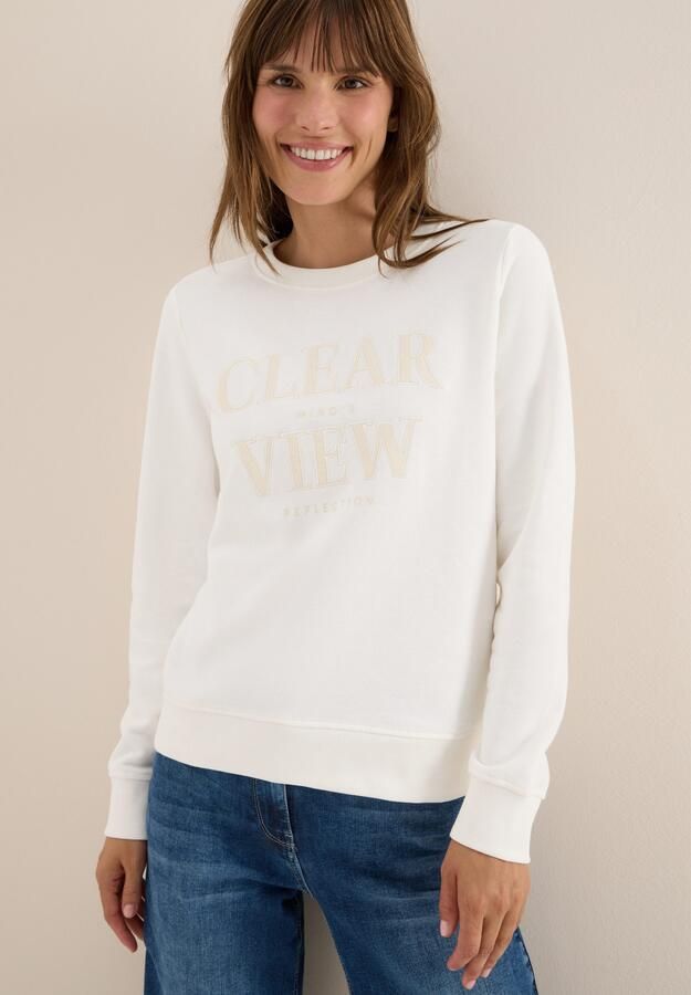 Cecil Sweatshirt met belettering artwork - Foto 7