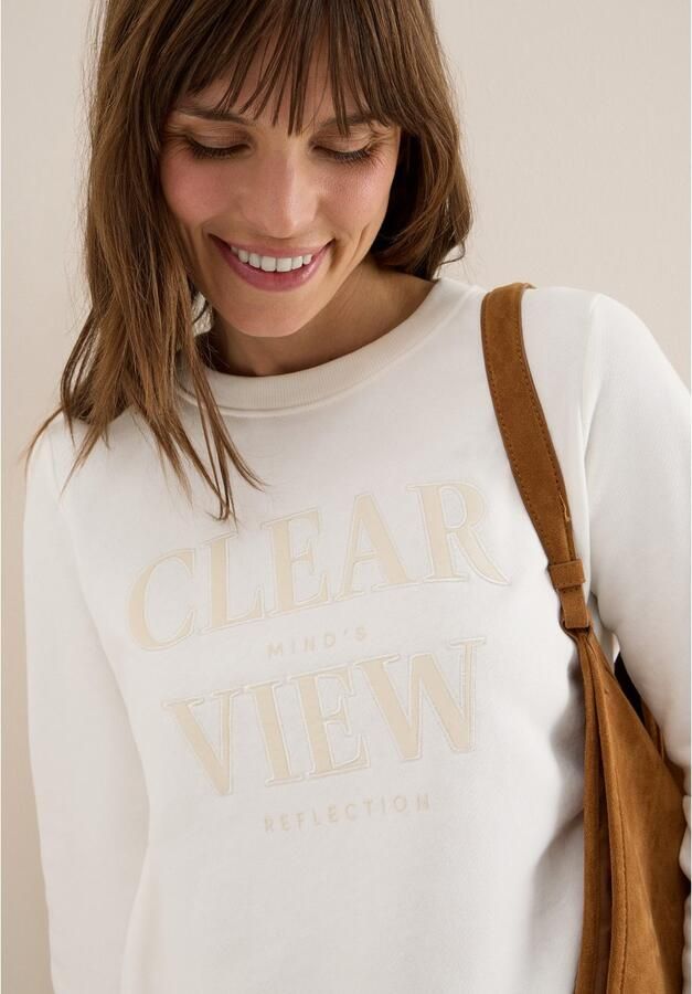 Cecil Sweatshirt met belettering artwork - Foto 5